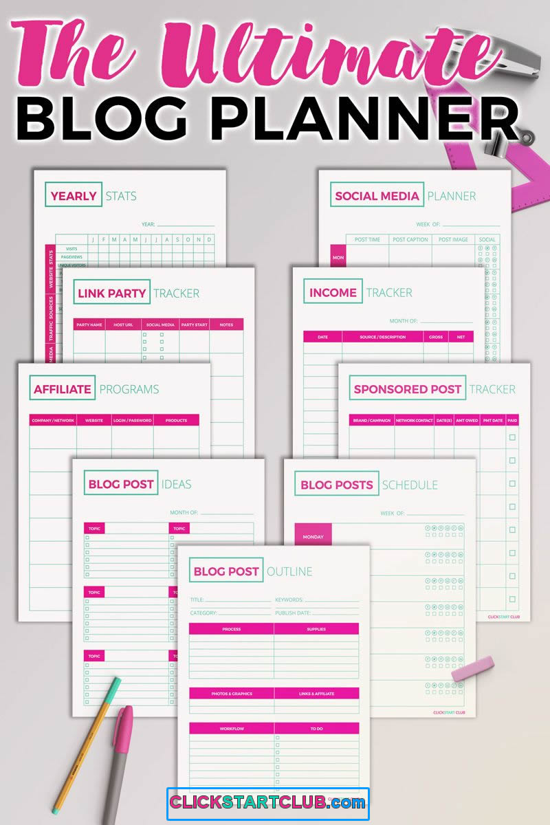 THE ULTIMATE BLOG PLANNER {FREE DOWNLOAD} [2023]